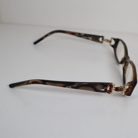 Gucci GG3009 SVF Brown Tortoise Rectangular Glasses Frames 48-17-130mm - Picture 6 of 12